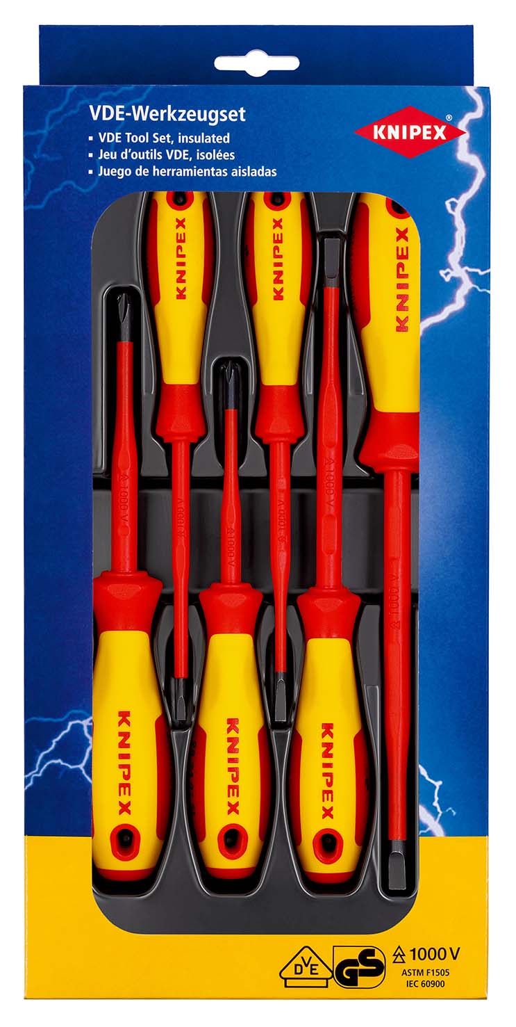 paquete de destornilladores VDE KNIPEX